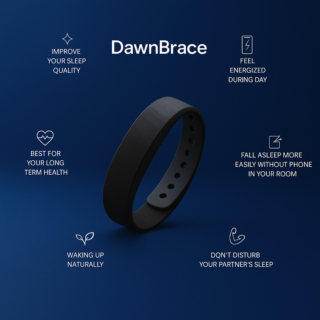 DawnBrace™ – Smart Silent Alarm Bracelet