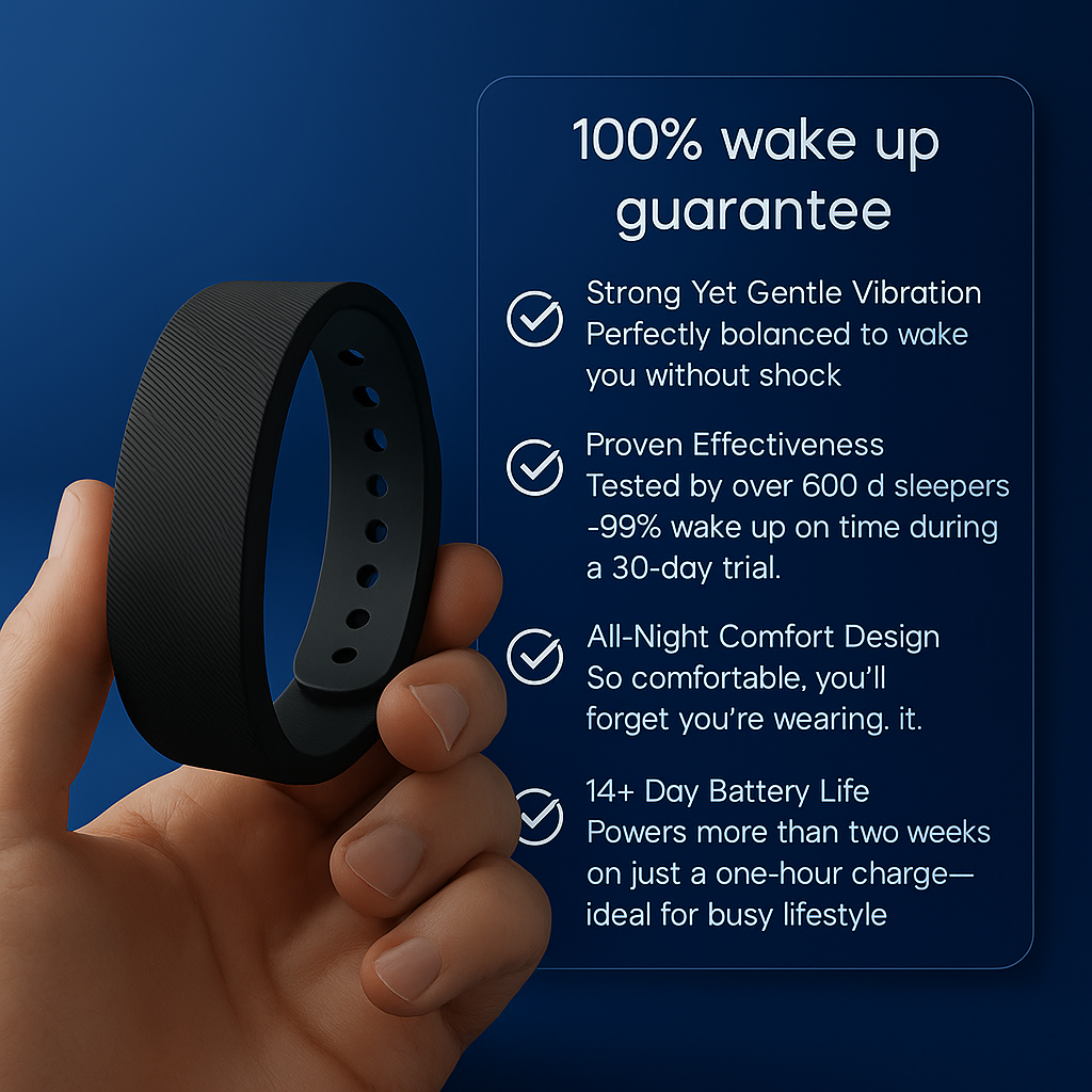 DawnBrace™ – Smart Silent Alarm Bracelet
